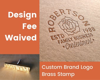 Custom Leather Stamp/Leather Logo Stamp/Custom Leather Embossing Stamp/Custom Branding Stamp