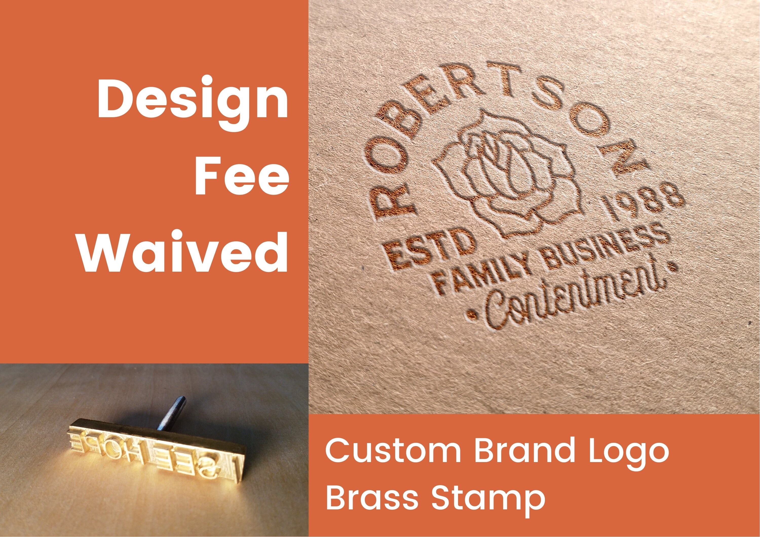 Custom Leather Stamp/leather Logo Stamp/custom Leather Embossing Stamp