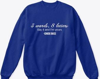 3 Words 8 letters Gossip Girl Chuck Bass Sweater