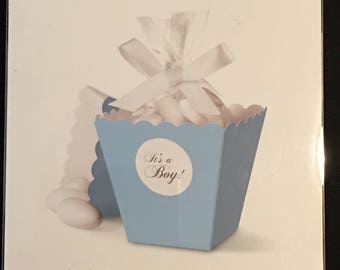 Light Blue Favor Boxes