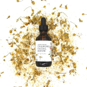 Facial Serum, Face Serum, Anti-inflammatory , Chamomile Oil , Antioxidant Serum, Natural Serum, Vegan Skin Care, Natural Skincare