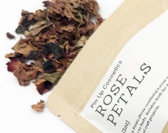 Dried Rose Buds and Petals: Natural Skincare, Bath Soaks & DIY Beauty