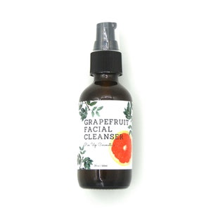 Grapefruit Foaming Facial Cleanser: Natural Vegan Face Wash