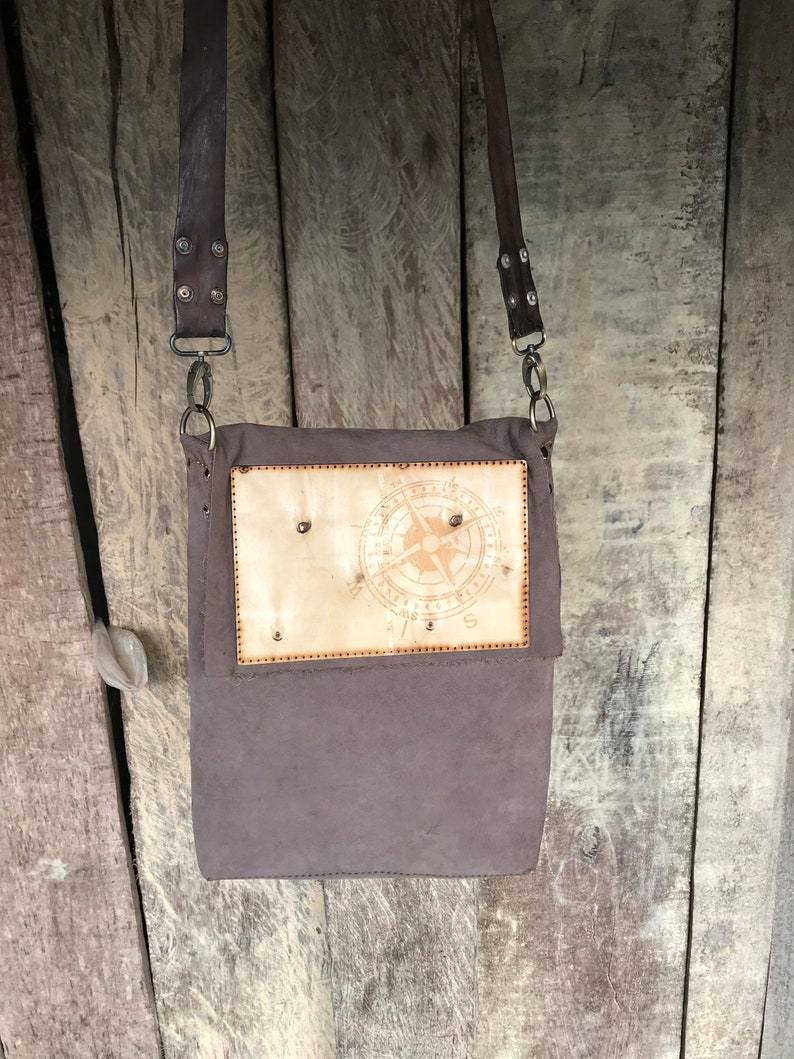 Laptop Sheath Leather Hip Bag For Lenovo Yoga Laptop Adventure Bag Handstiched and Designed Laptop holster
