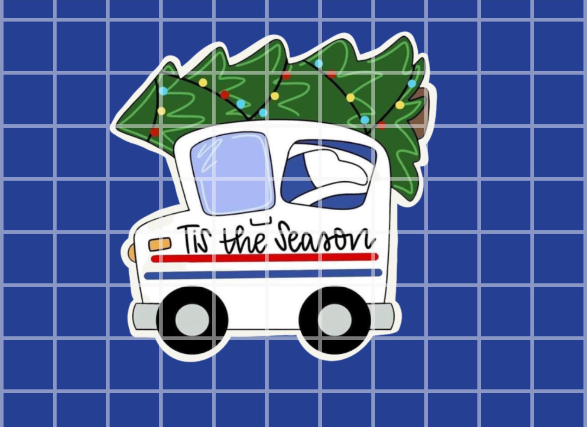 Nixie Sticker Usps PNG Sticker Download USPS Packaging Sticker Digital - Etsy