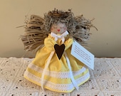 ANGEL, AIR FRESHENER Handmade with love, Guardian Angel, Primitive Heart, Country, Christmas, Religious, Birthday, Decorative, House Warming