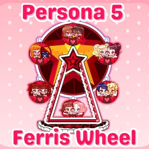 P5 pariserhjulsstativ i akryl - [ PERSONA 5 ]