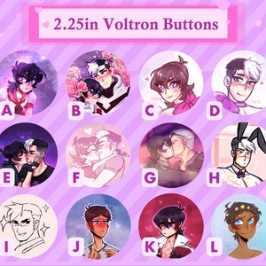 Voltron Buttons - [ VOLTRON ]