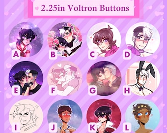 Voltron Buttons - [ VOLTRON ]