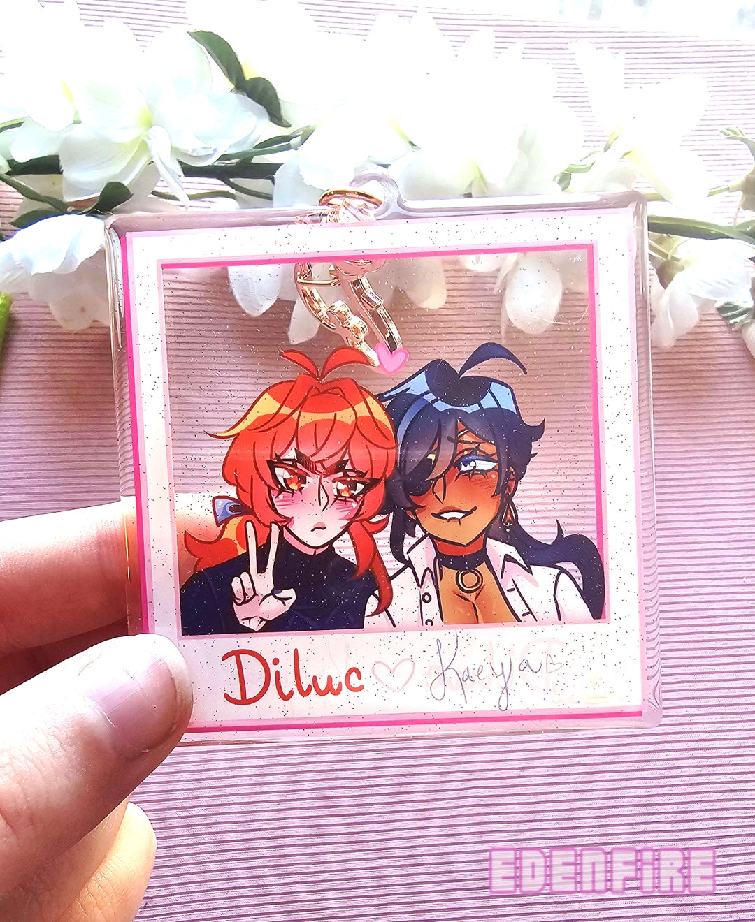 Kaeluc Polaroid Acrylic Charm - [ GENSHIN ] - Etsy