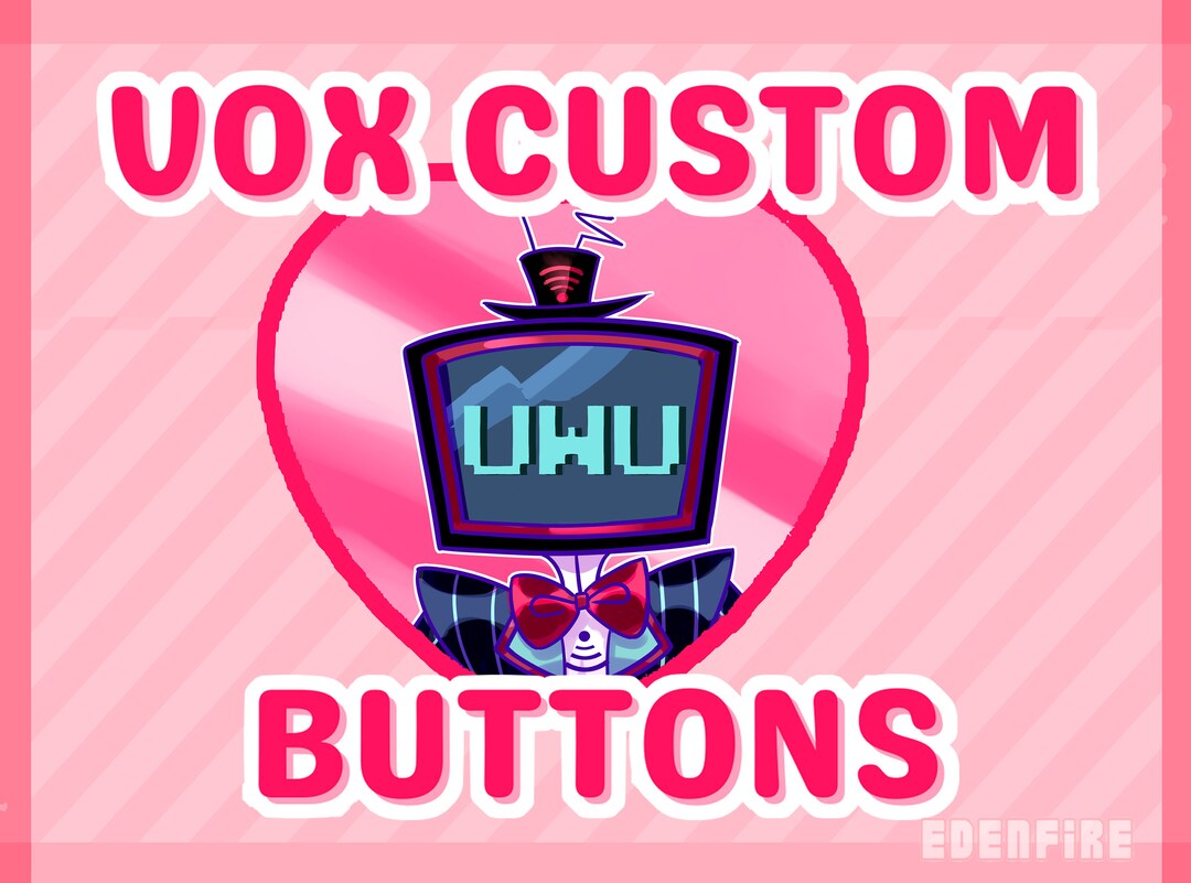 Custom Vox Heart Buttons - [HAZBIN] - Etsy Australia