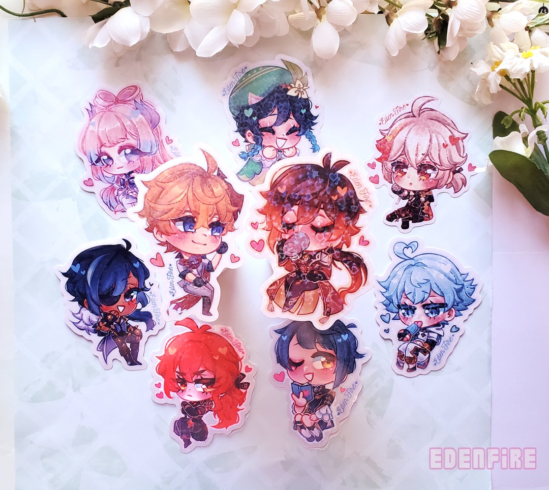Genshin Impact Stickers GENSHIN - Etsy