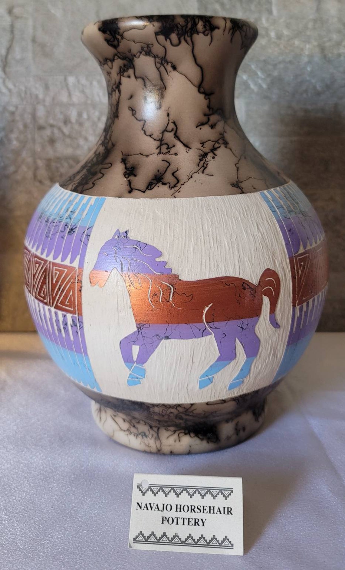 Navajo Horsehair Pottery Etsy