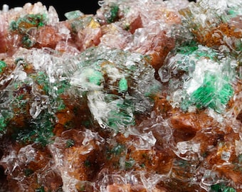Rosasit Mineral aus Marokko: Blau-Grünes Kristallmuster (241g)