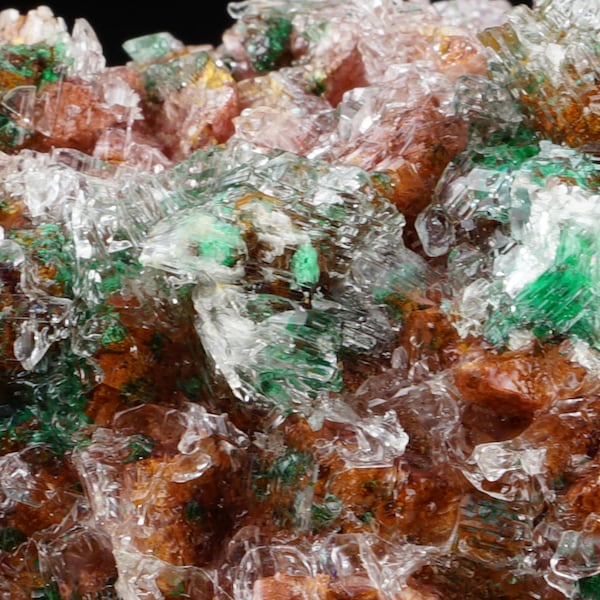 Rosasite Mineral from Morocco: Blue-Green Crystal Specimen (241g)