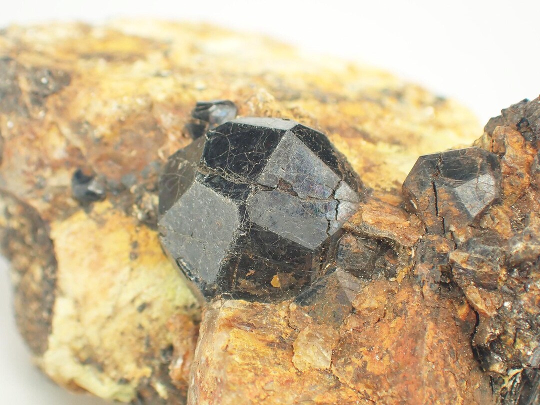 Andradite Garnet Specimen: Crystals on Matrix (tomboarivo, Madagascar ...