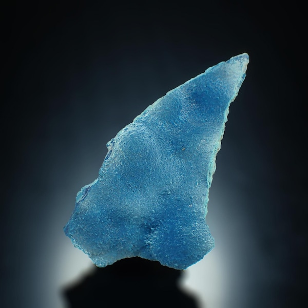 Shattuckite Crystal Specimen: Bright Blue, Botryoidal Texture - DR Congo Gem