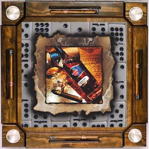 Wooden/wood domino table-Cuba -Made in USA