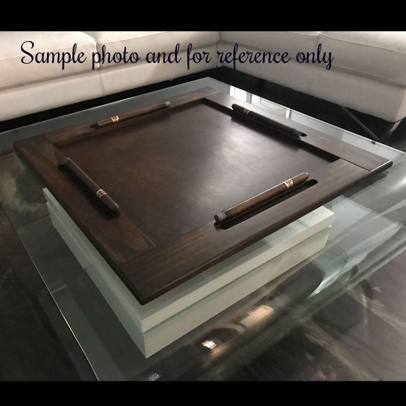 Wooden/wood domino Table top/FrameMiami DolphinsMade in