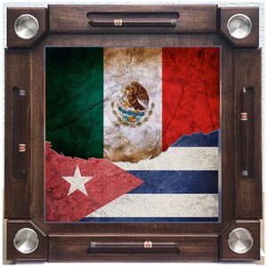 Woodenwood dominoesdomino tablemesa-custom made-Cuba-Made in USA