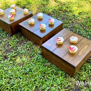 Handmade Rustic cupcake Stand 10x10, wedding crates, rustic wedding wood cake stand, rustic wedding, wedding decorations, crates, parties.