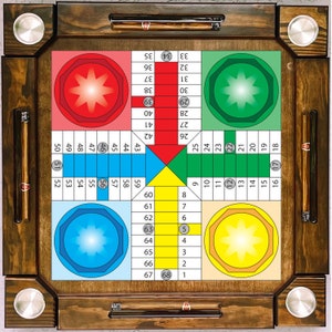 Wooden/wood domino table -Parcheesi -Made in USA