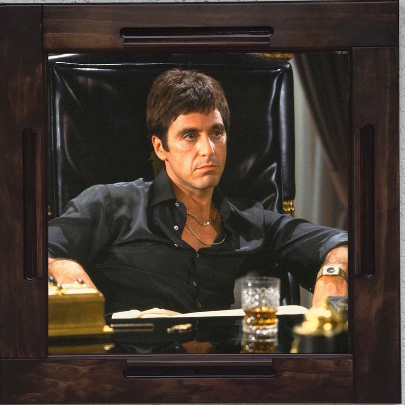 Woodenwood domino table top-Scarface-Made in USA