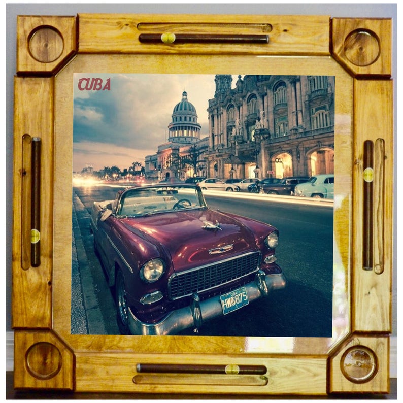 Woodenwood dominoesdomino tablemesa-custom made-Cuba-Made in USA