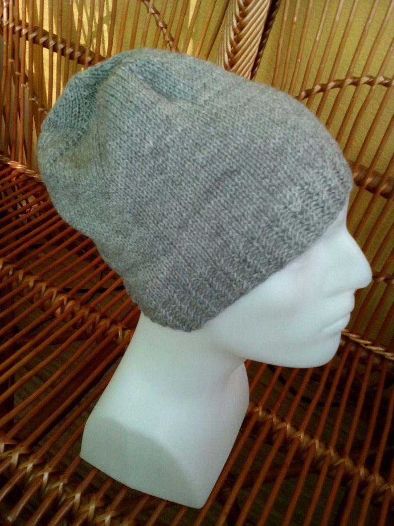 mens grey winter hat