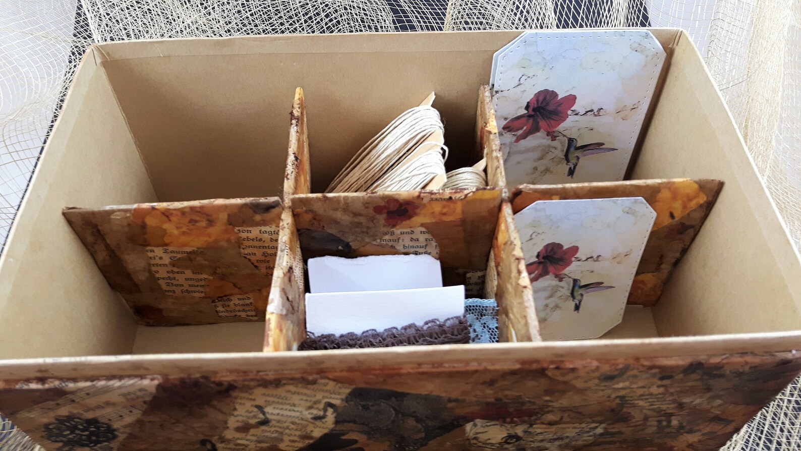 Box for Storing Material for Your Junk Journal Scrapbooking Etsy