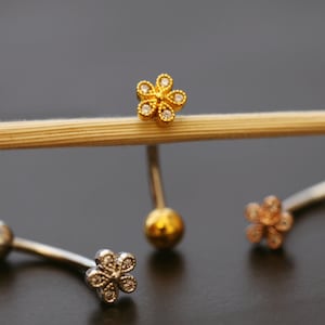 Simple gold belly button rings sale