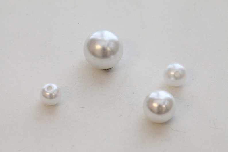 Pearl Add-ons Origami Jewels Belly Rings Pearl Screwbacks Belly Button Piercings Pearl Navel Ring image 1