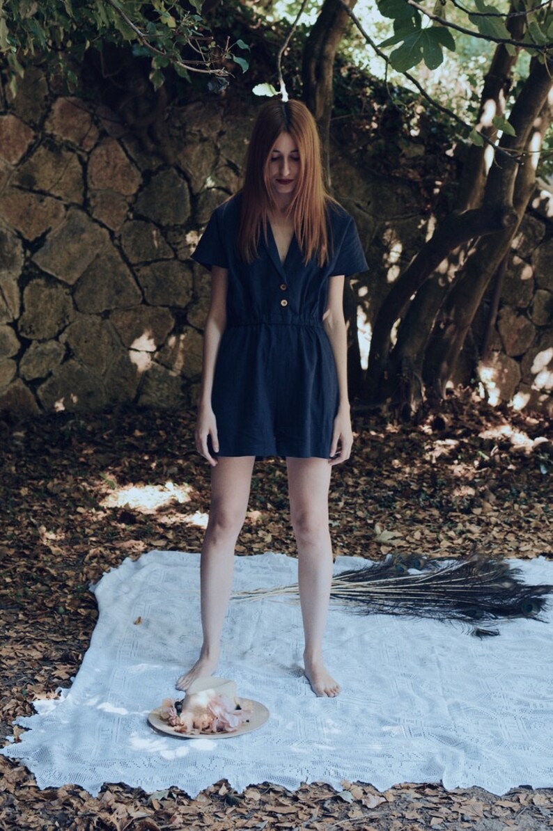 linen playsuit
