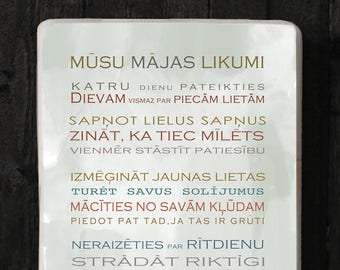 Mūsu mājas likumi /kristīgie/