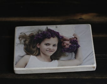 photo on wood