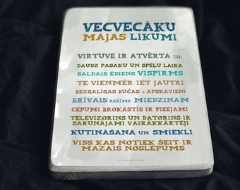 vecvecāku mājas likumi