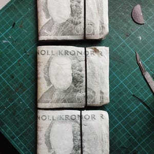 Cartera de cuero personalizada. image 1