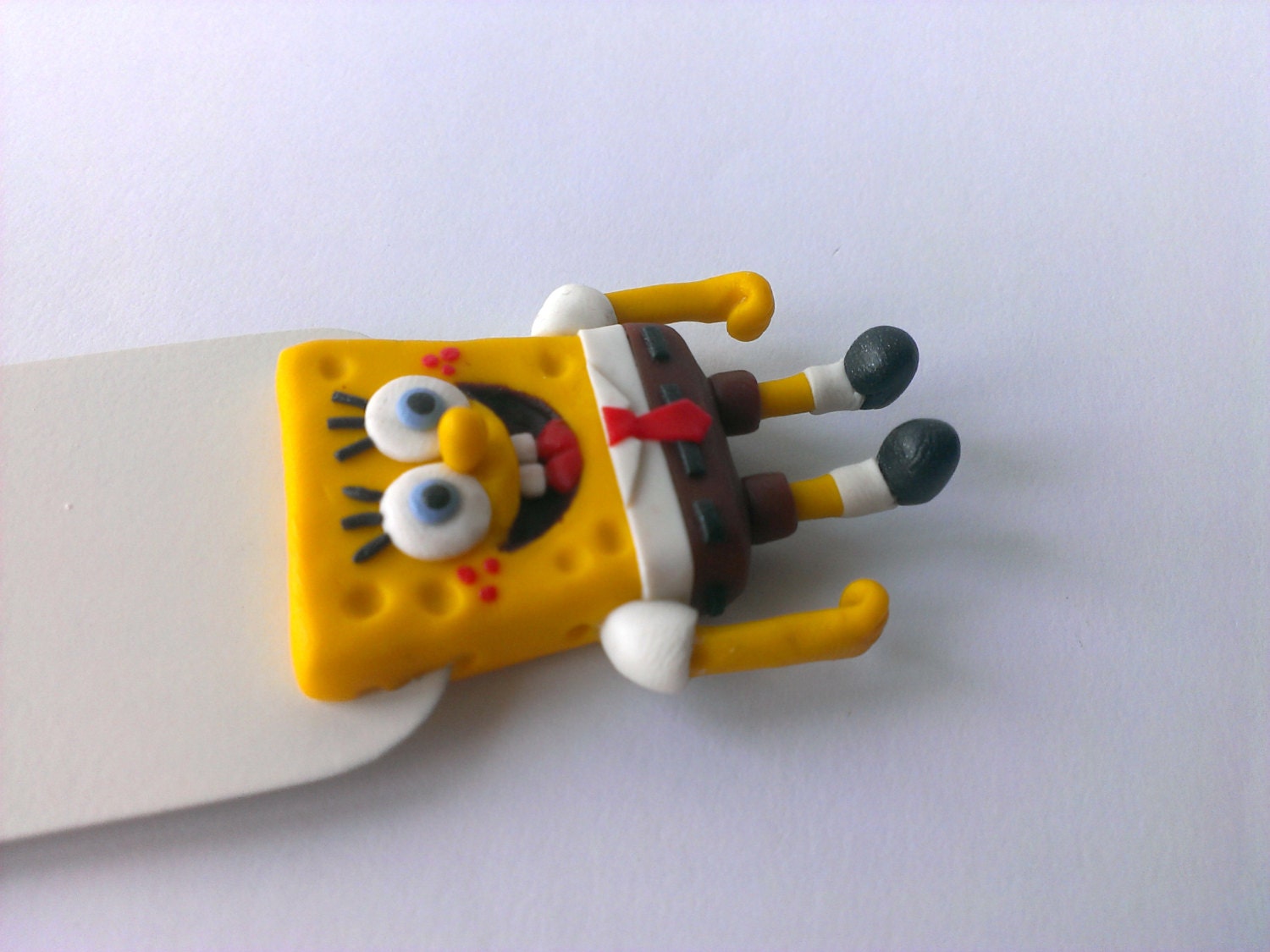 Bookmark SpongeBob Children bookmark Personalized Bookmarks | Etsy