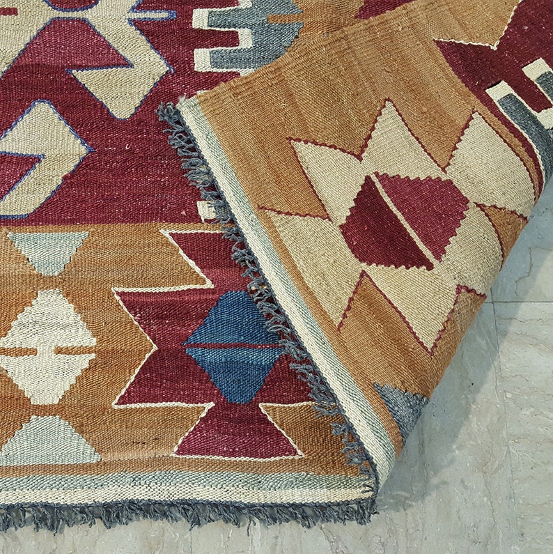 Kilim rug modern kilim dhurrie rug flat weave rug Etsy