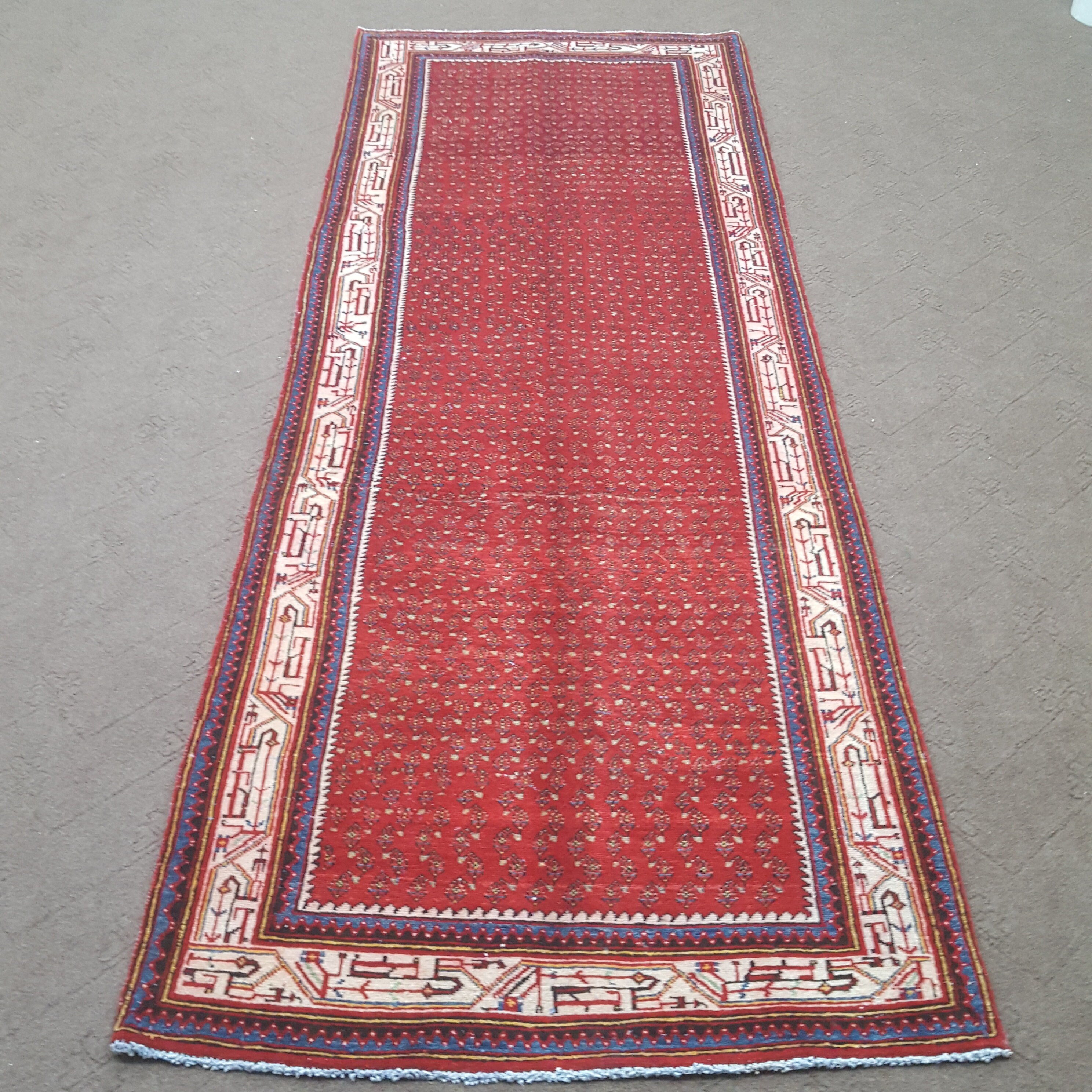 Runner Rug Red Hallway Rug Red Runner Rug Long Rug Vintage Etsy
