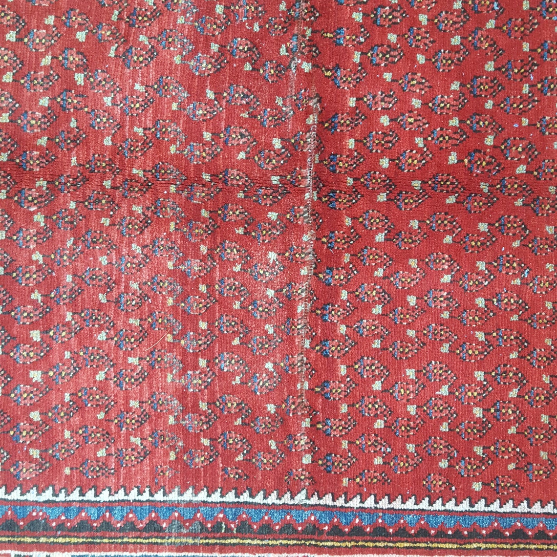 Runner Rug Red Hallway Rug Red Runner Rug Long Rug Vintage Etsy