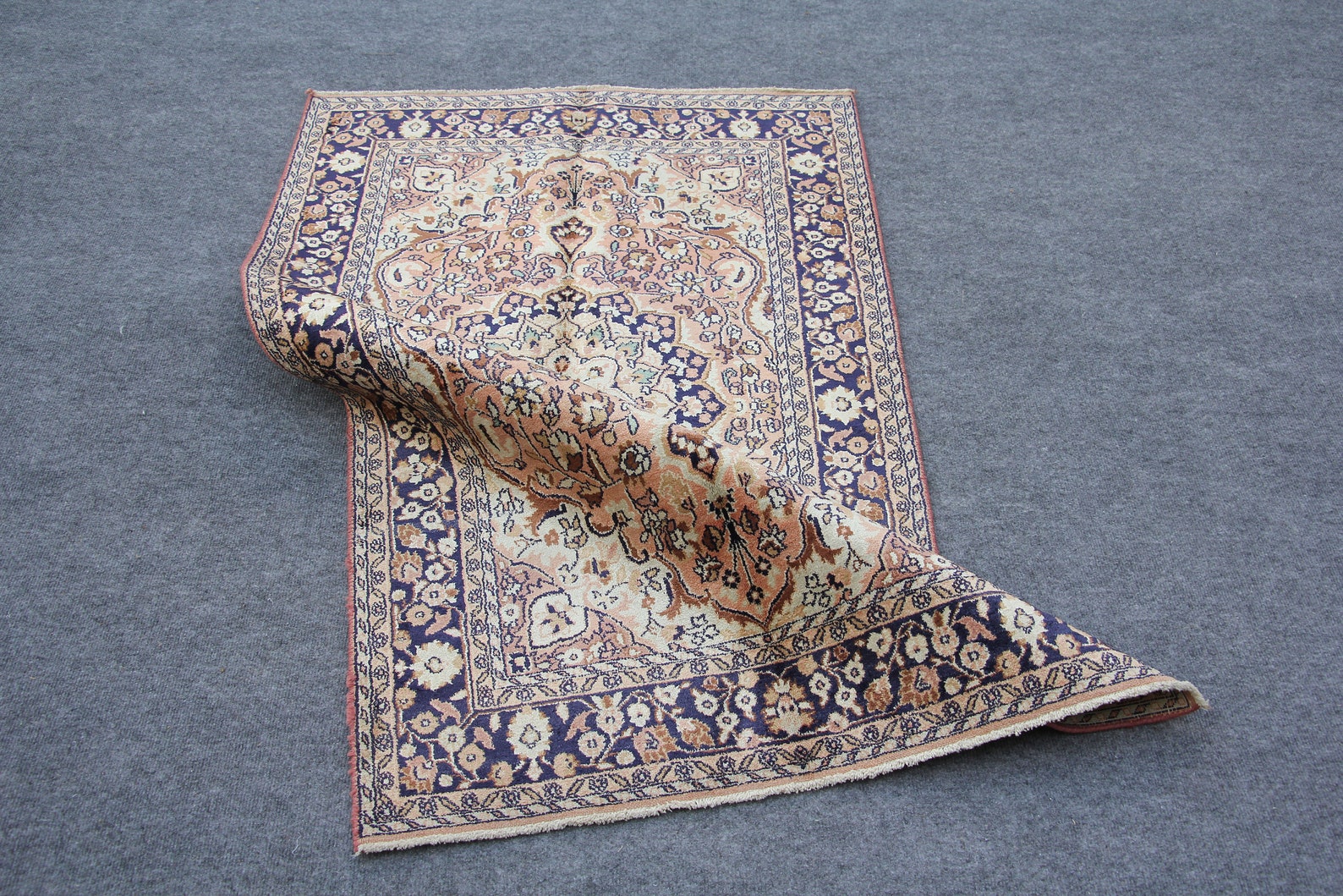 Antique turkish silk rug for sale 3x5 wall hanging silk rug Etsy