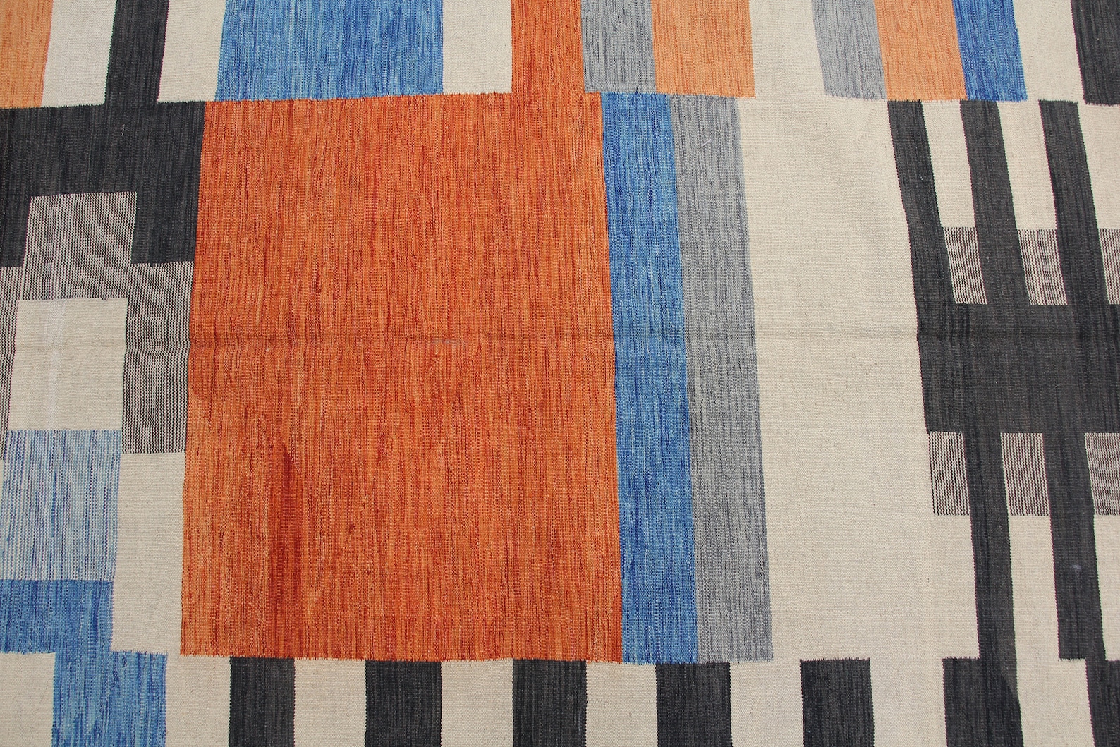 9x12 Striped Kilim Rug Striped Multi Color Flat Weave Rug for Etsy