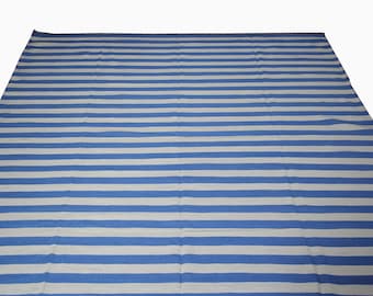 Blue and white rug, striped rug, striped kilim, flatweave rug, custom rug, 8x10 area rug, 9x12 rug, 4x6 rug, 6x9 rug, 5x8 white and blue rug