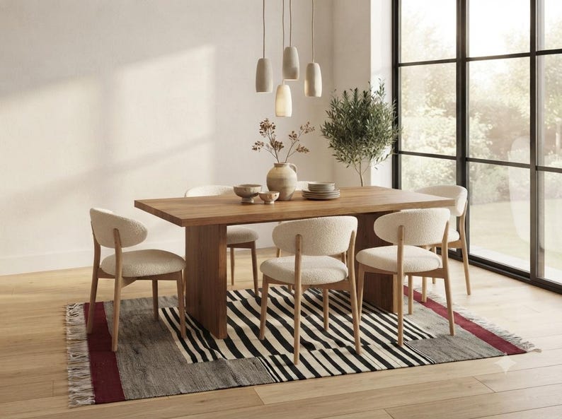 Striped kilim rug, stripe rug, wool rug, dhurrie rug, red black and white rug, living room rug, 9x12 rug, 10x14 rug, 8x10 rug, 4x6 rug, 6x9 image 20
