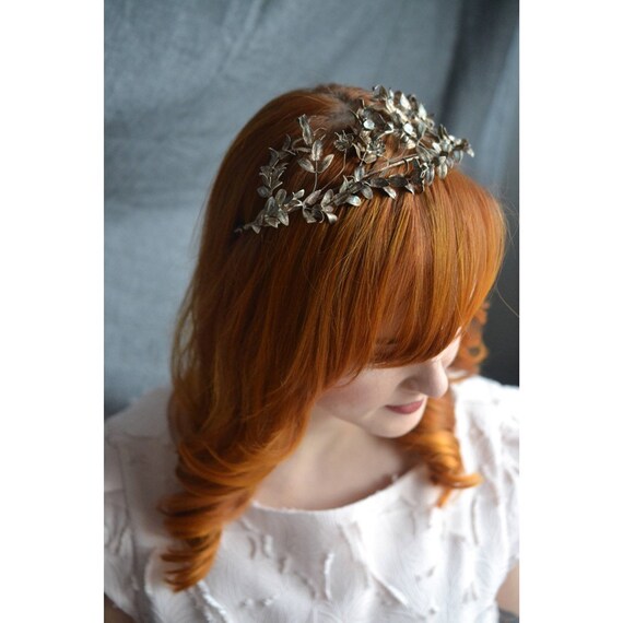 Tiara and Corsage, Myrtle silver Jewellery, Weddin