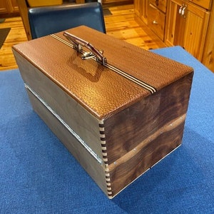 Handmade Wooden Fishing Tackle Box -  India