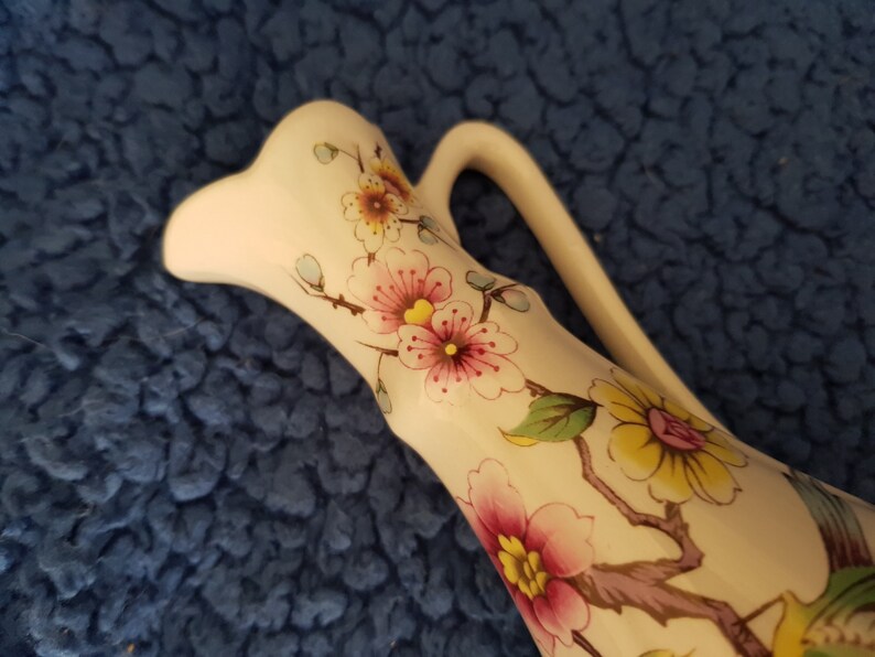 James Kent Old Foley Bud Vase chinese Rose Pattern Etsy
