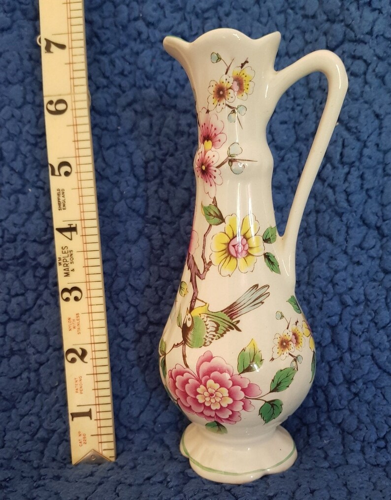 James Kent Old Foley Bud Vase chinese Rose Pattern Etsy