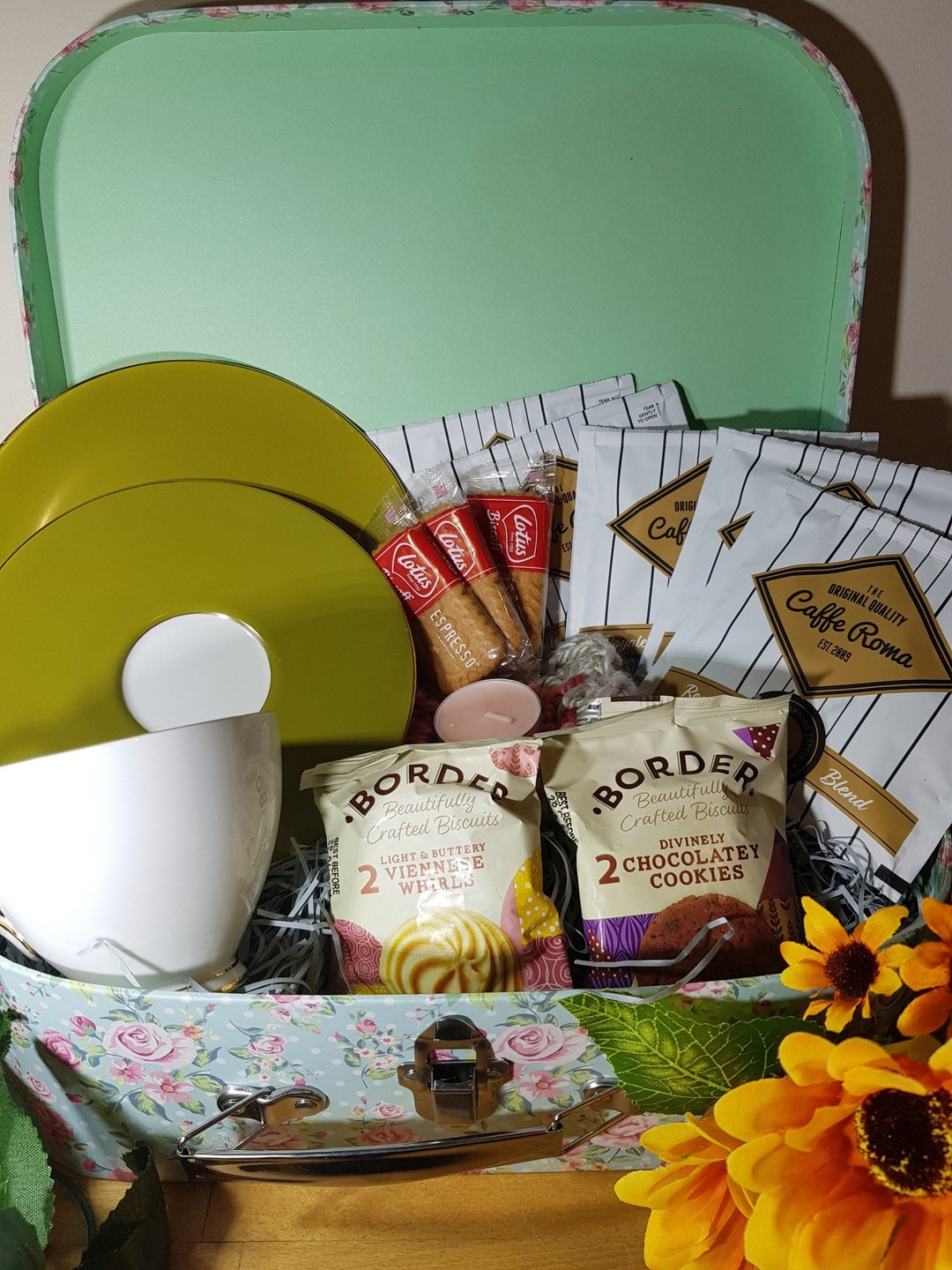 Vintage Afternoon Tea Hamper Gift Set Delicate Bone China Set Etsy